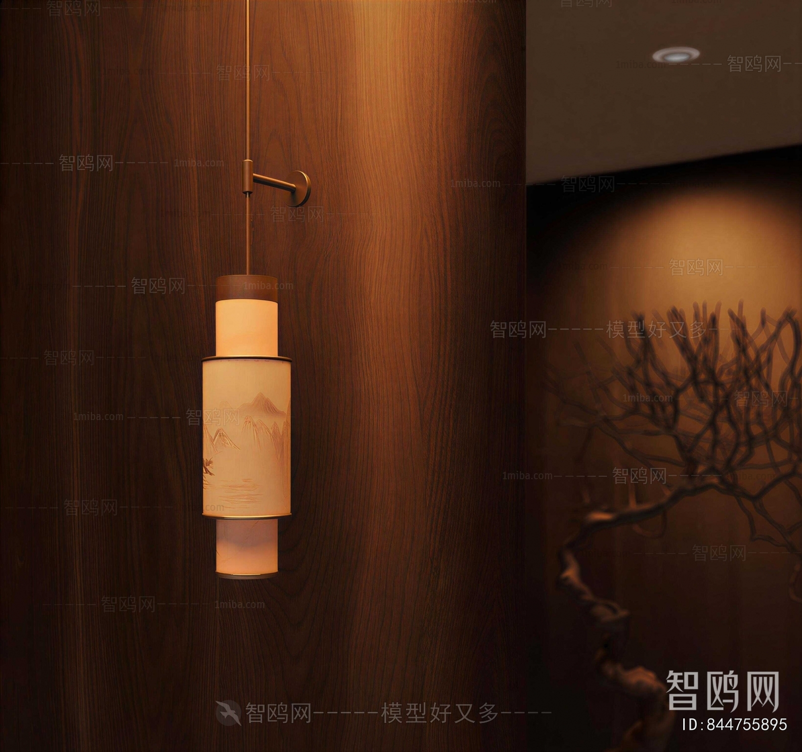 New Chinese Style Wall Lamp