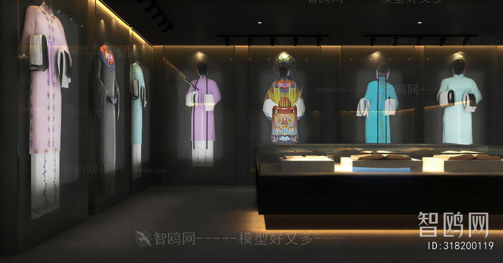 New Chinese Style Exhibition Hall