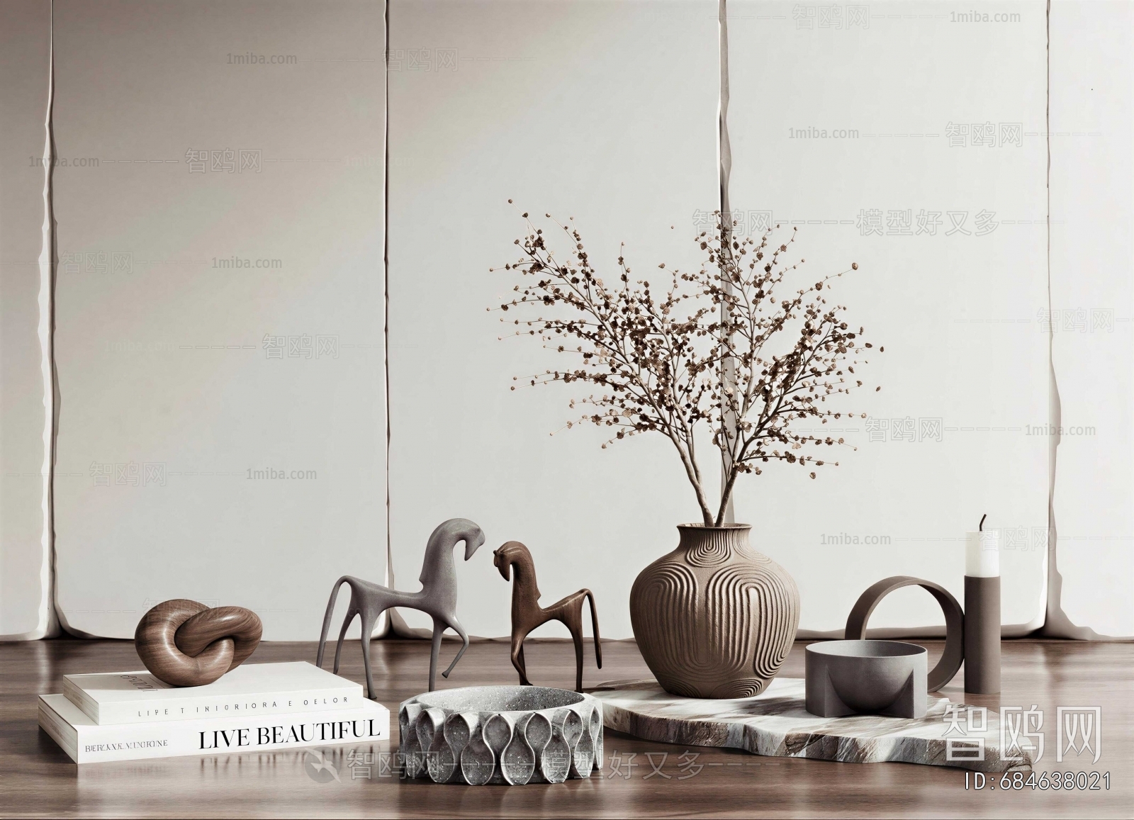 Wabi-sabi Style Decorative Set