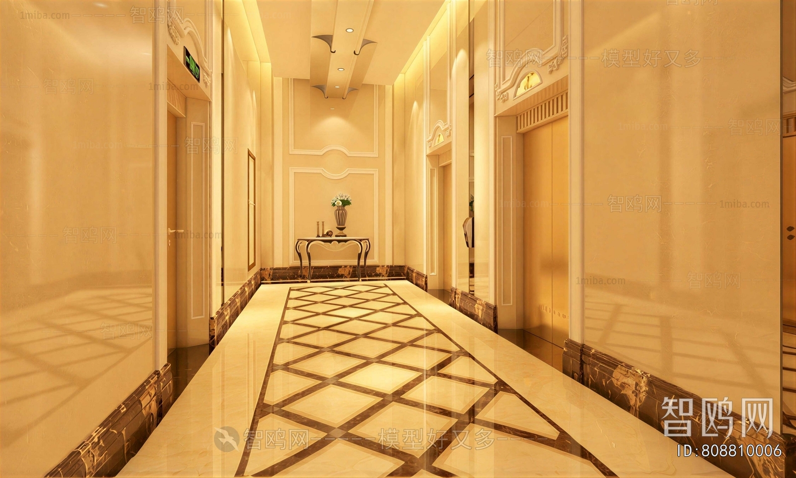 European Style Office Elevator Hall