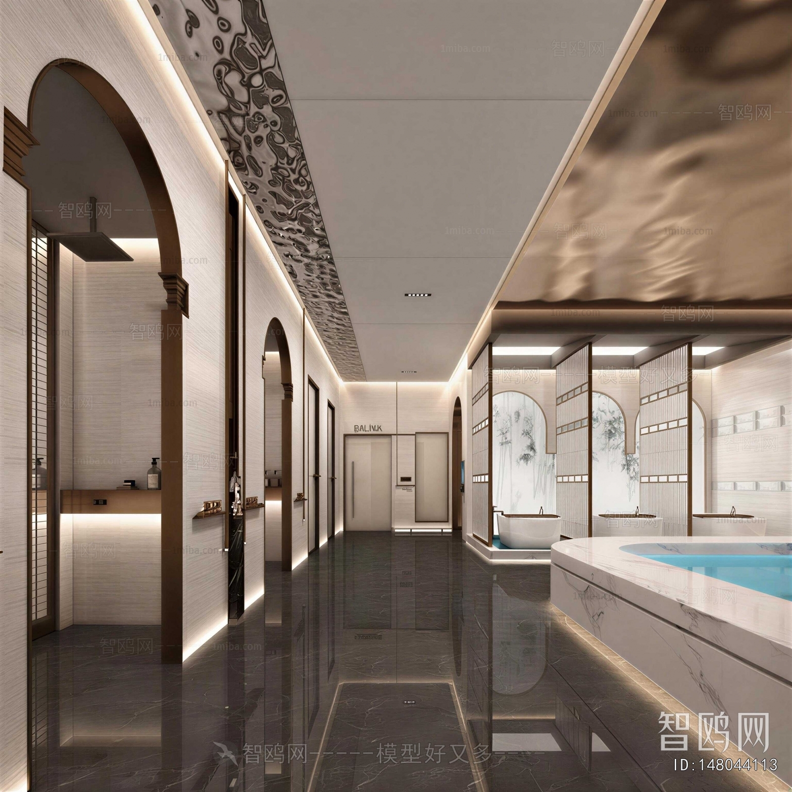 New Chinese Style Bath Center
