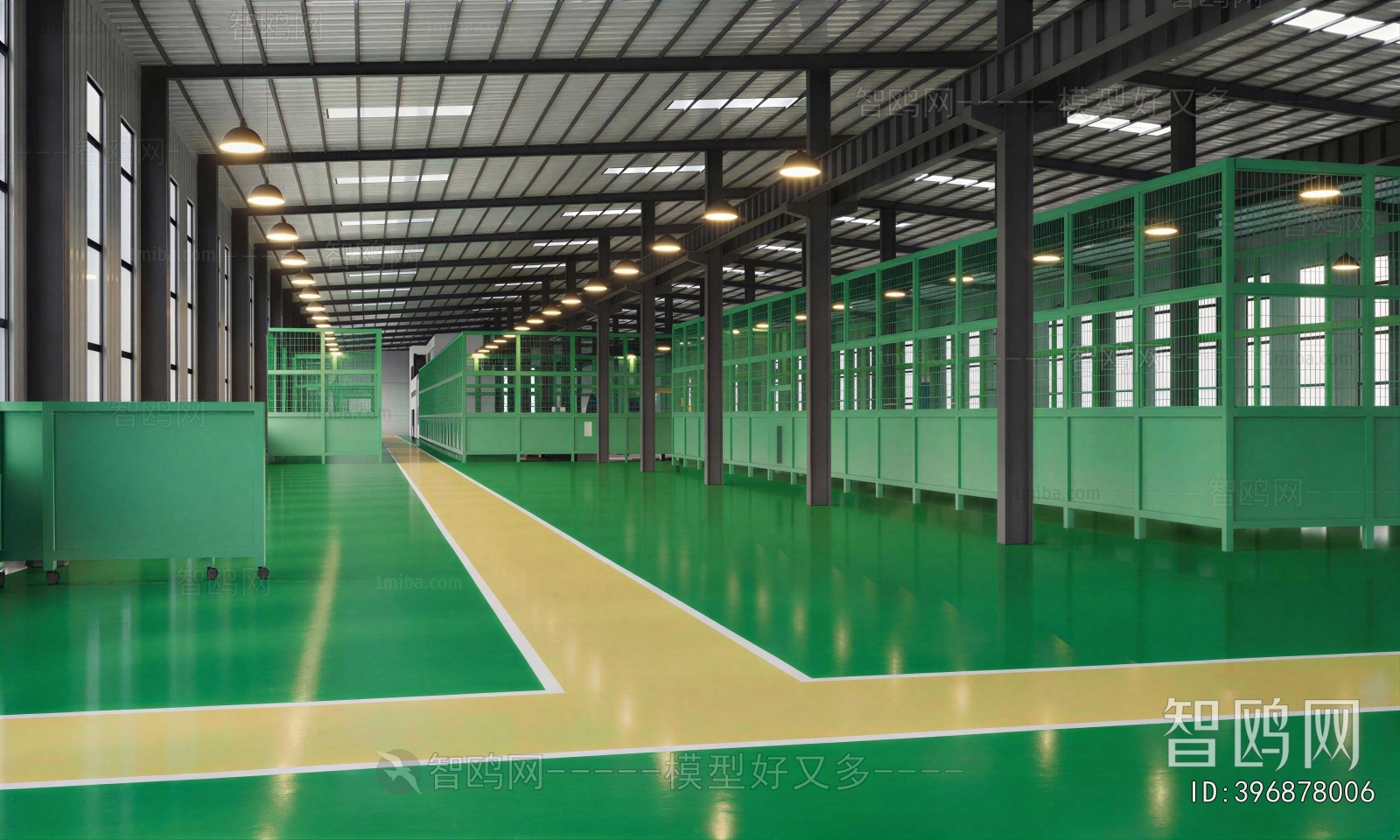 Modern Factory Floor/warehouse
