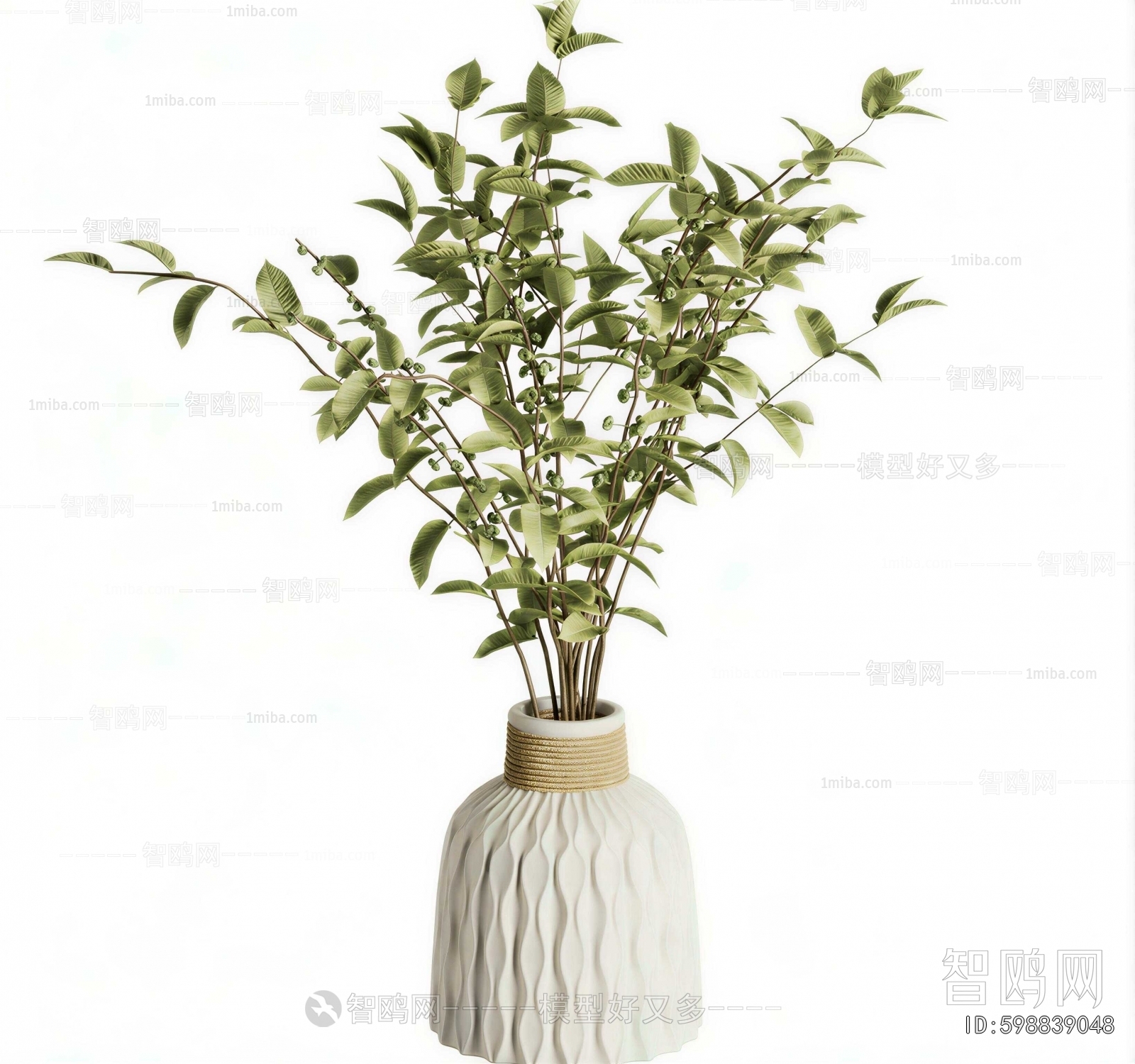 Modern Aquatic Green Plant