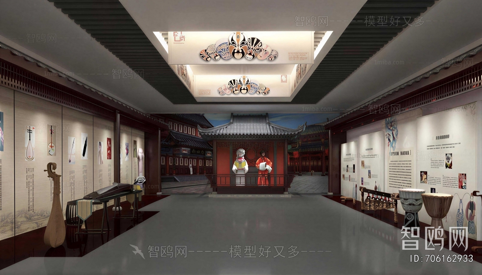 New Chinese Style Exhibition Hall