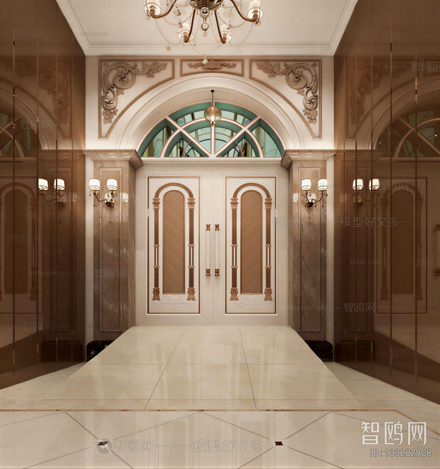 European Style Hallway