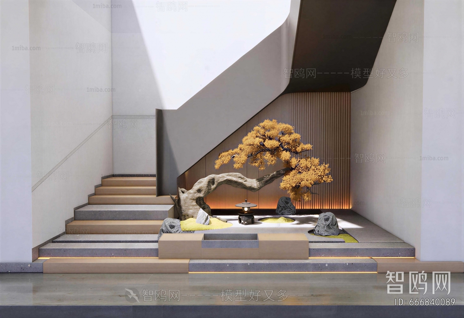 New Chinese Style Stairwell