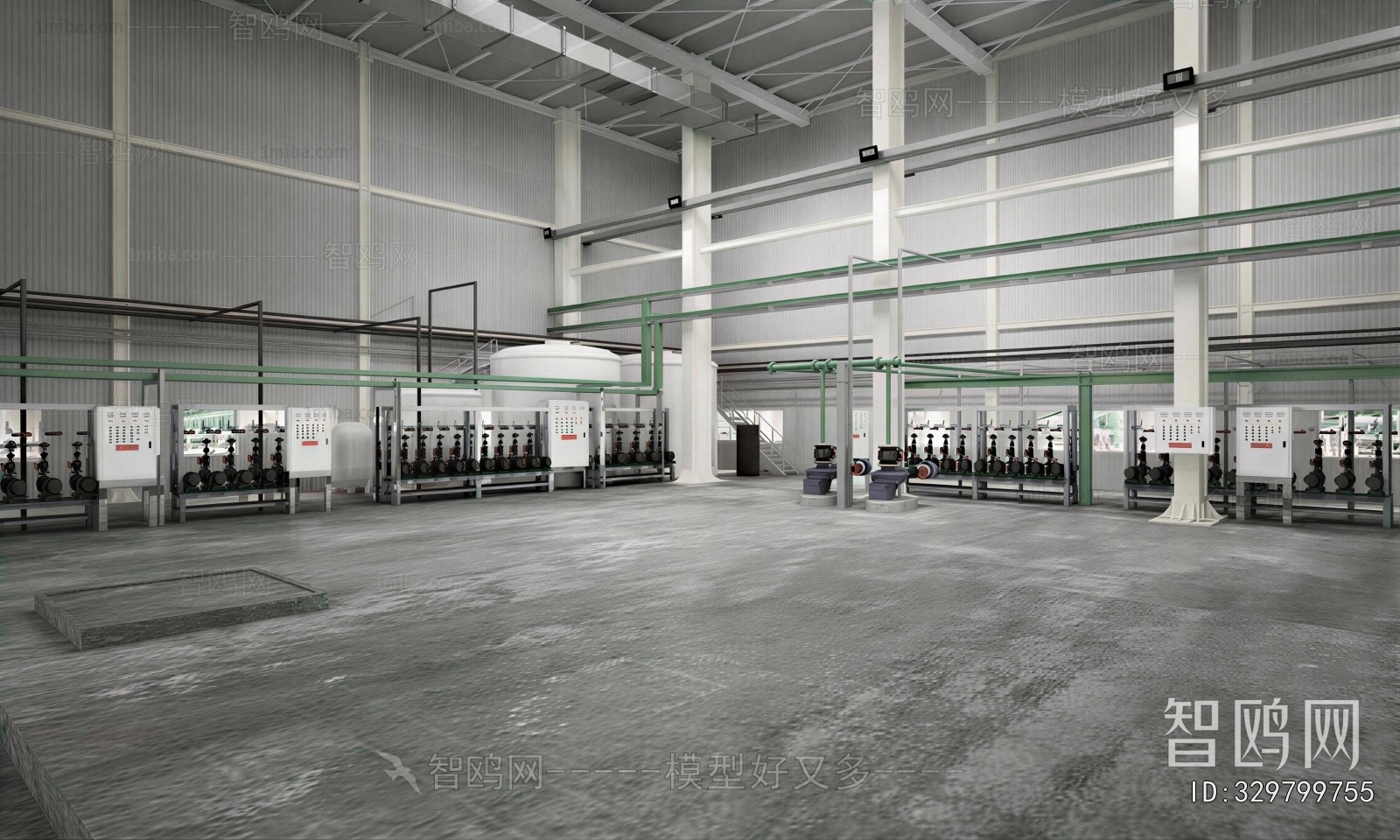 Modern Factory Floor/warehouse