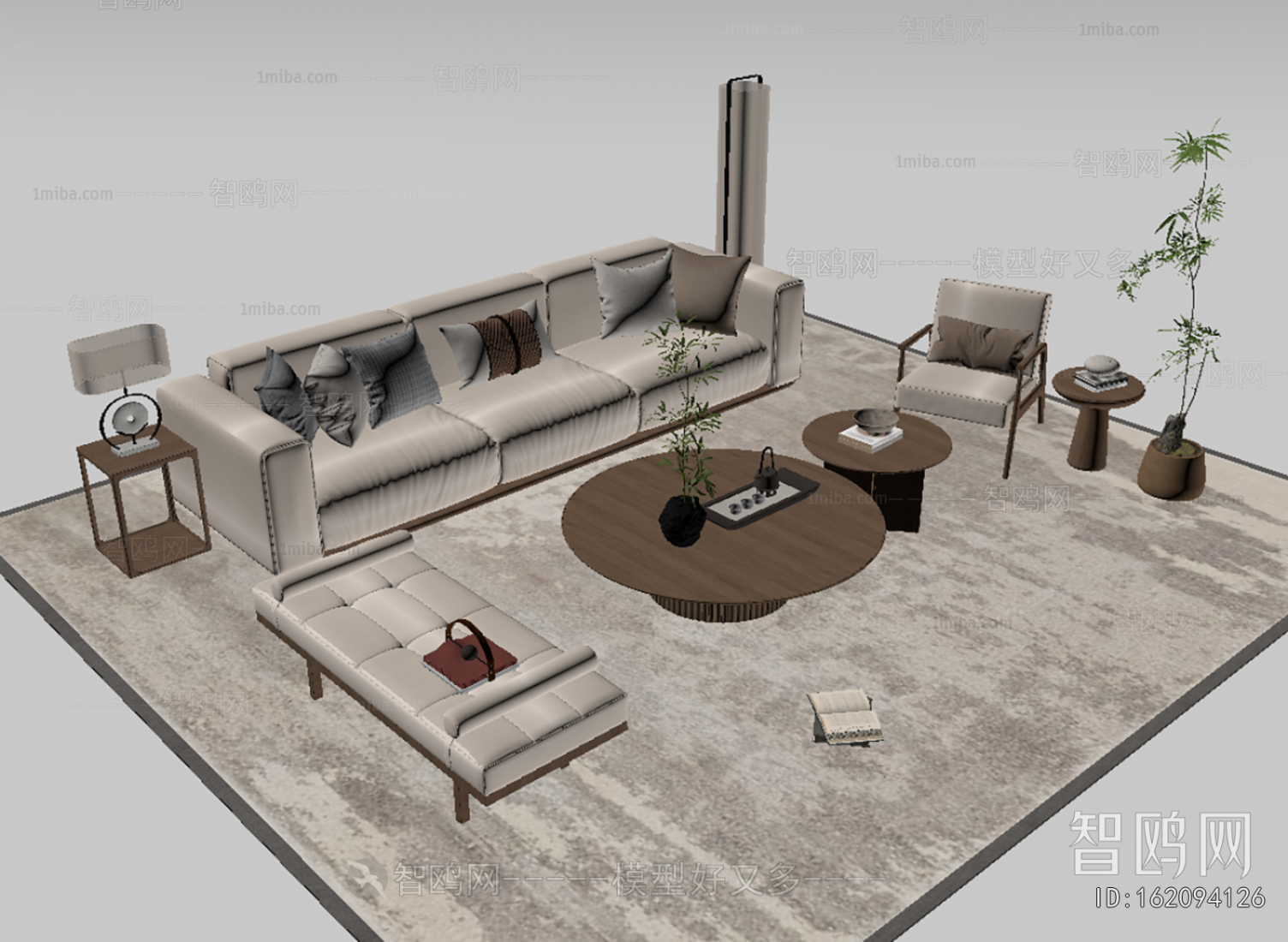 New Chinese Style Sofa Combination