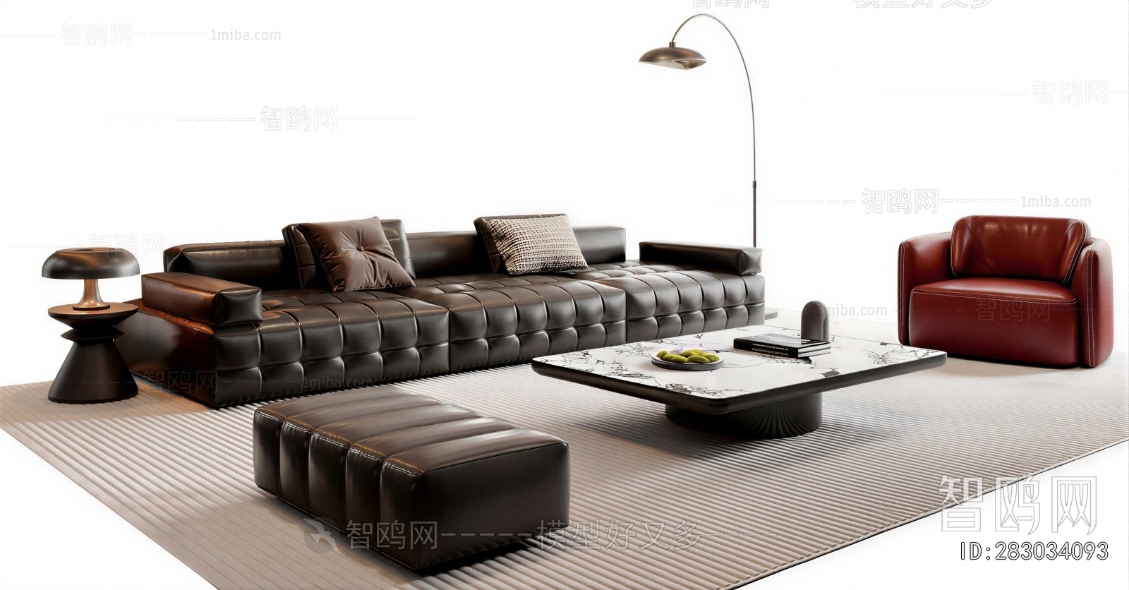 Modern Three-seat Sofa