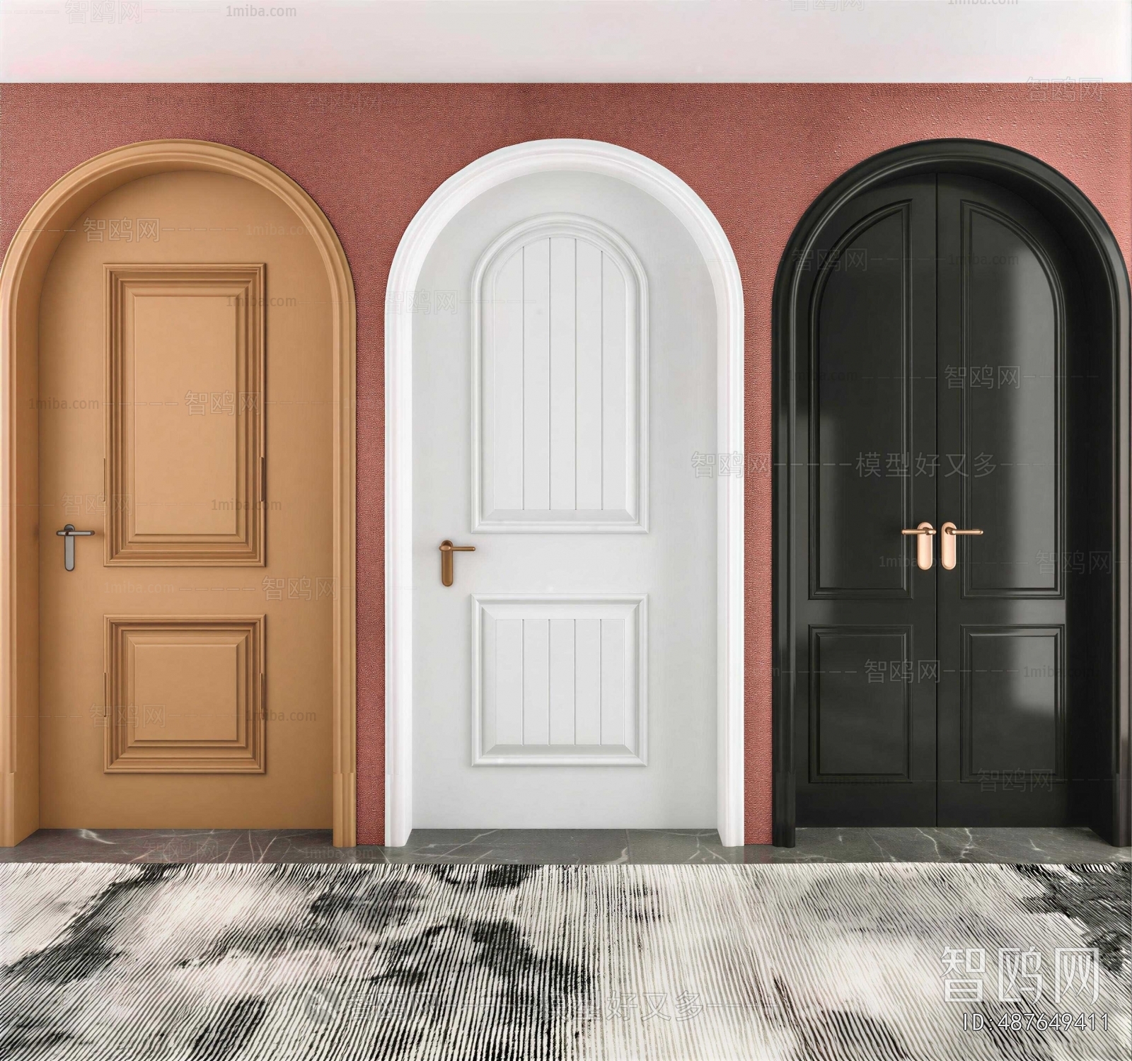 French Style Single Door