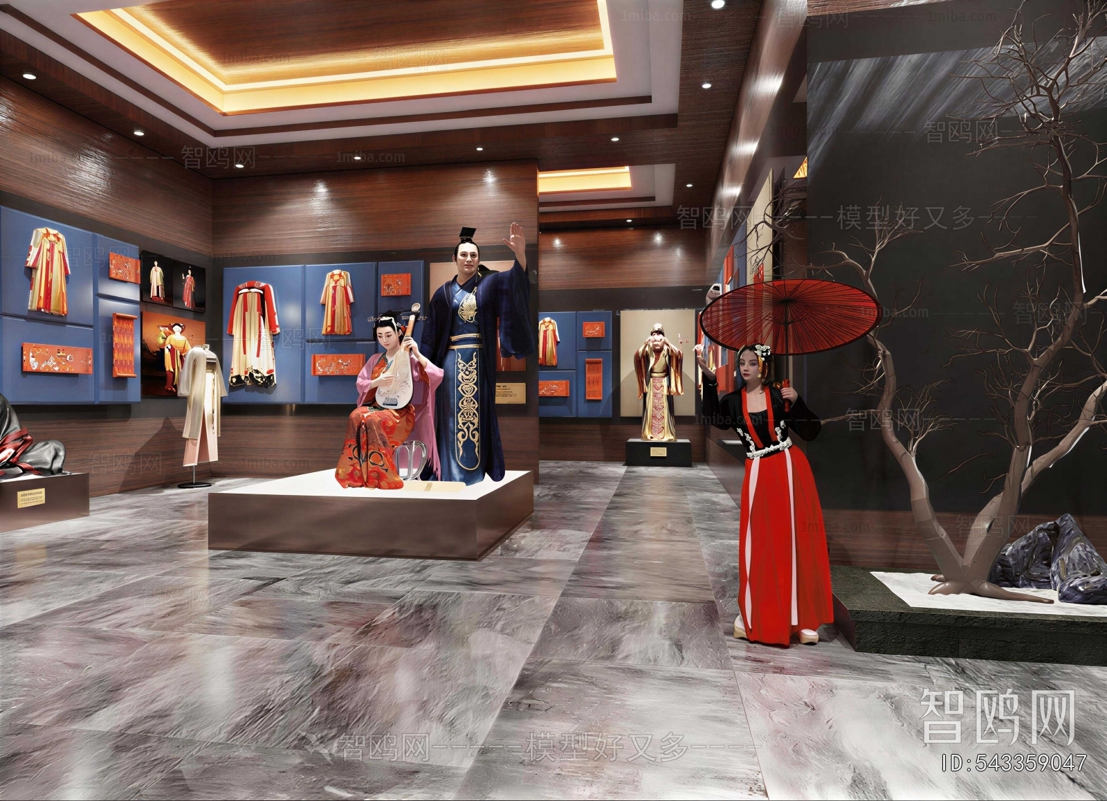 New Chinese Style Exhibition Hall