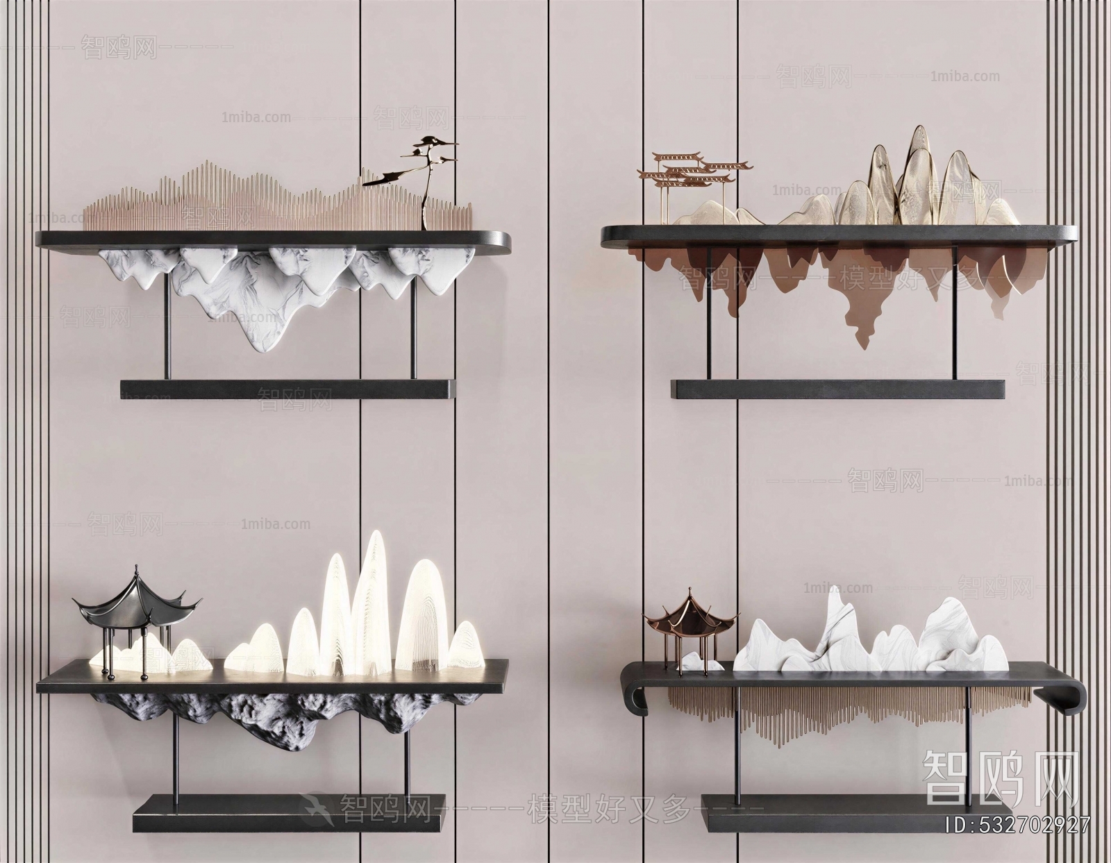 New Chinese Style Decorative Set