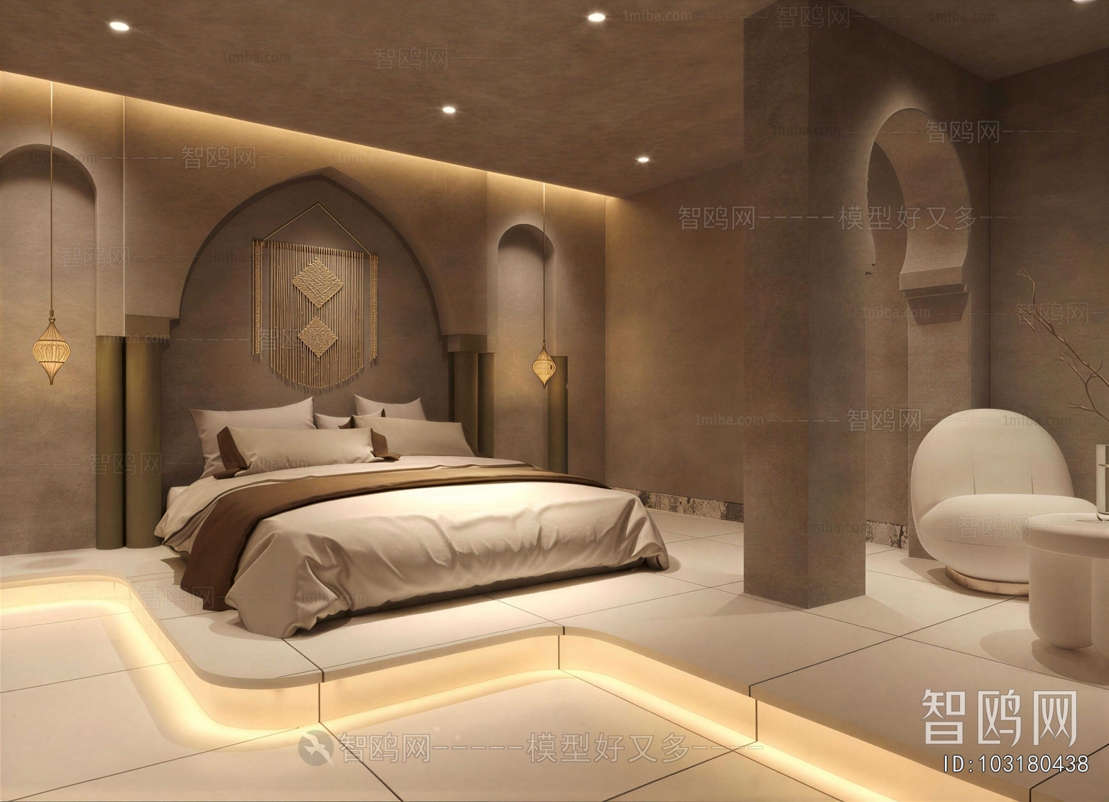 Wabi-sabi Style Bedroom