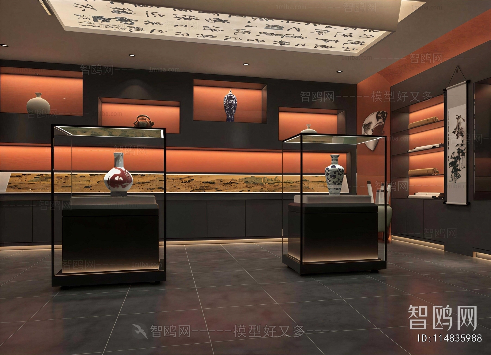 New Chinese Style Exhibition Hall