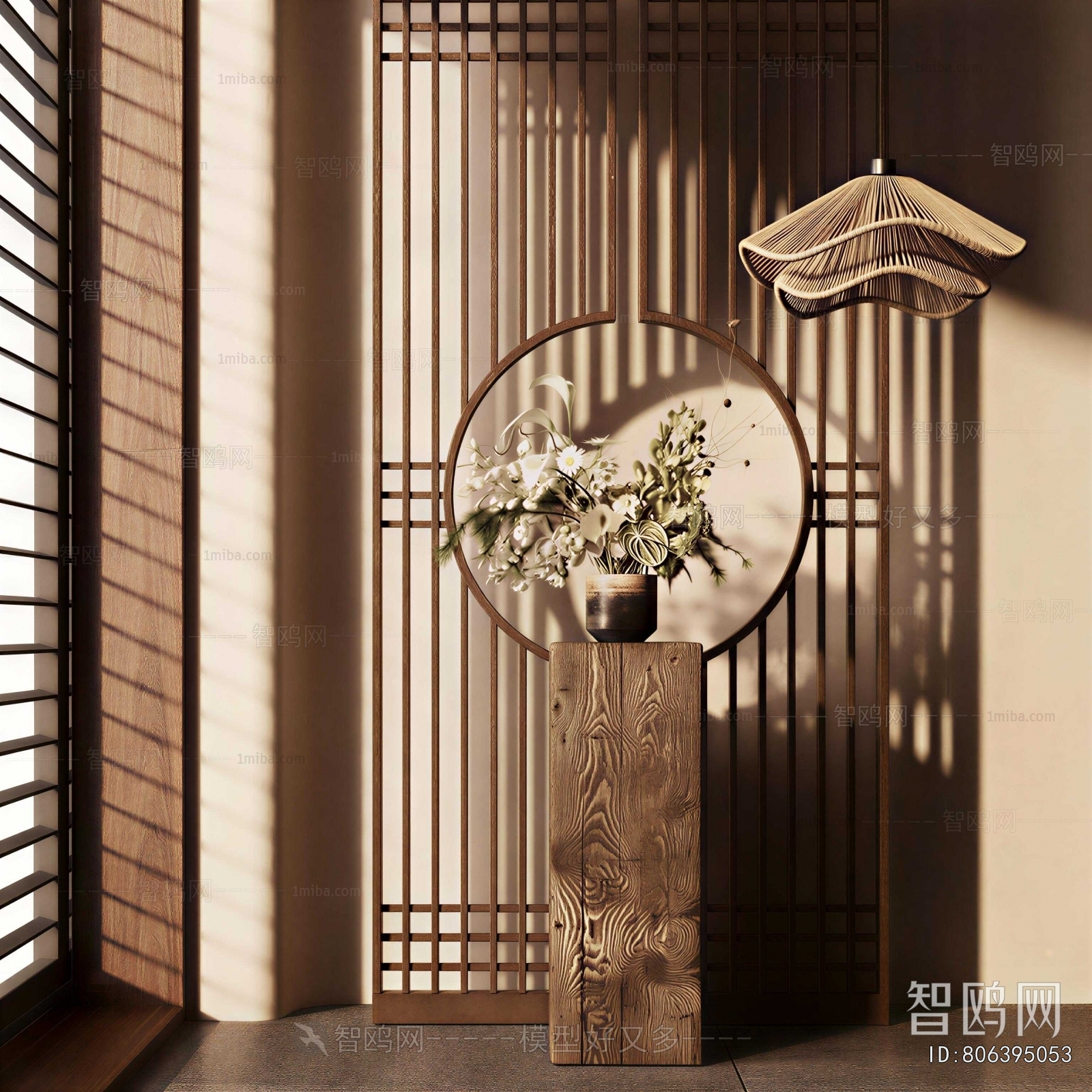 New Chinese Style Flower Arrangement