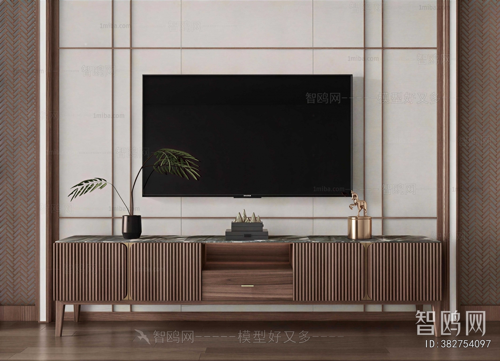 New Chinese Style TV Cabinet