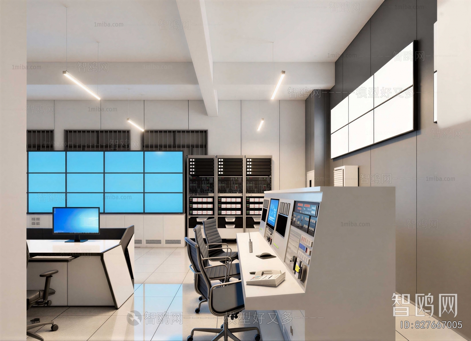 Modern Monitor Room