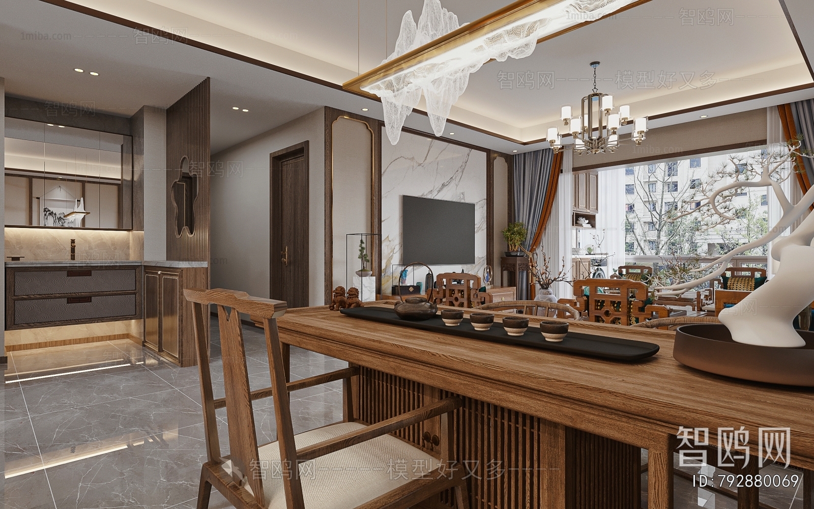 Chinese Style A Living Room