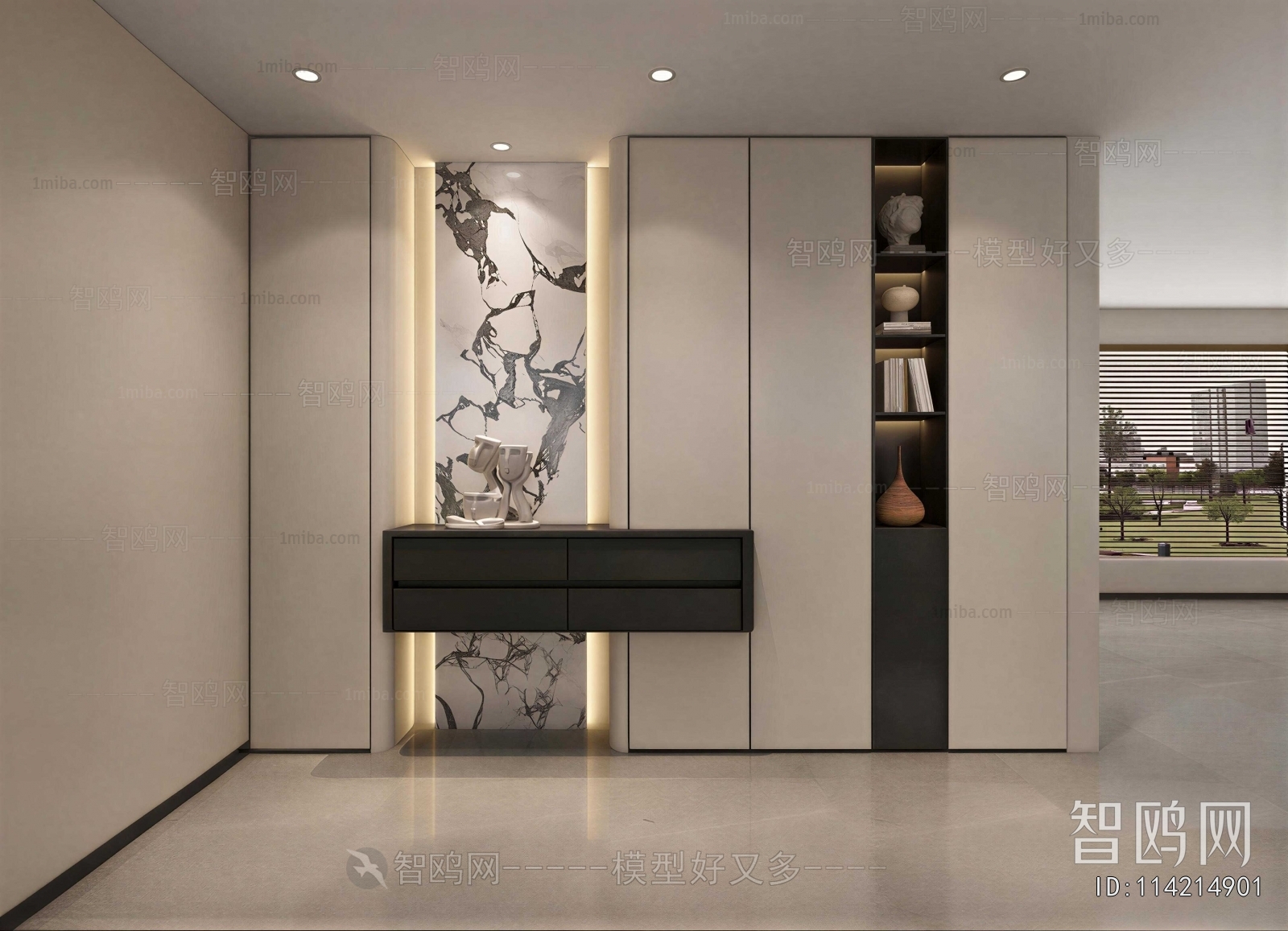 Modern Hallway