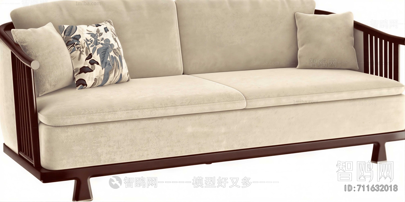 New Chinese Style A Sofa For Two
