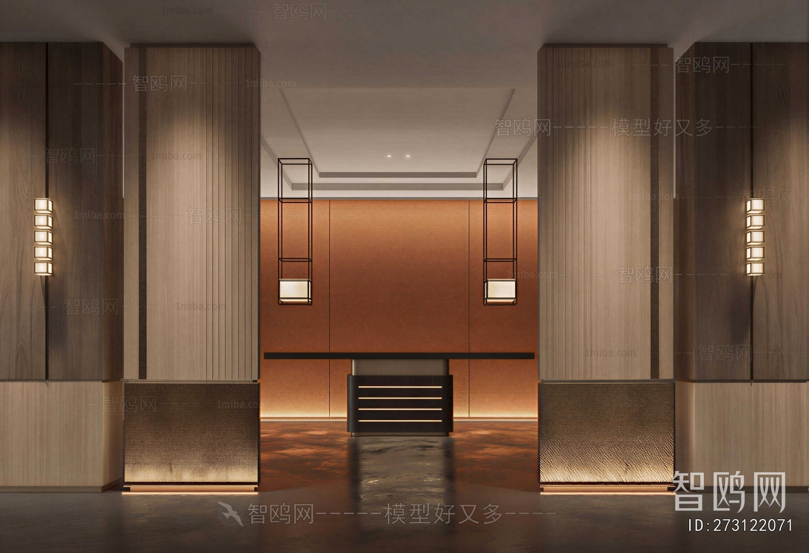 New Chinese Style Lobby Hall