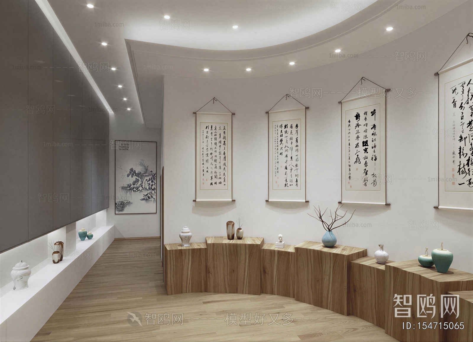 New Chinese Style Exhibition Hall