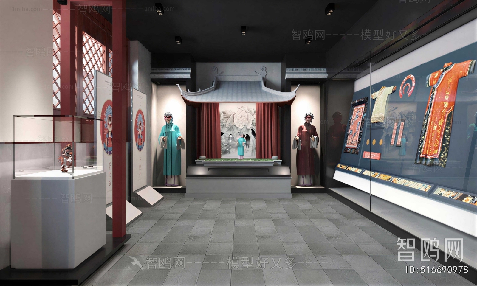 New Chinese Style Exhibition Hall