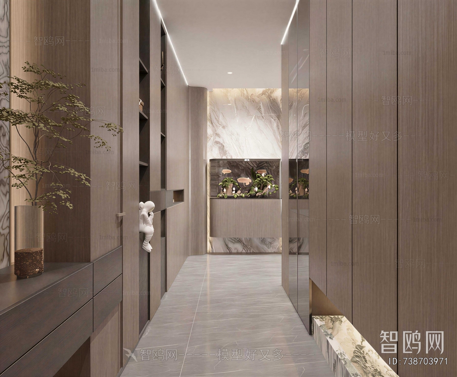 Modern Hallway