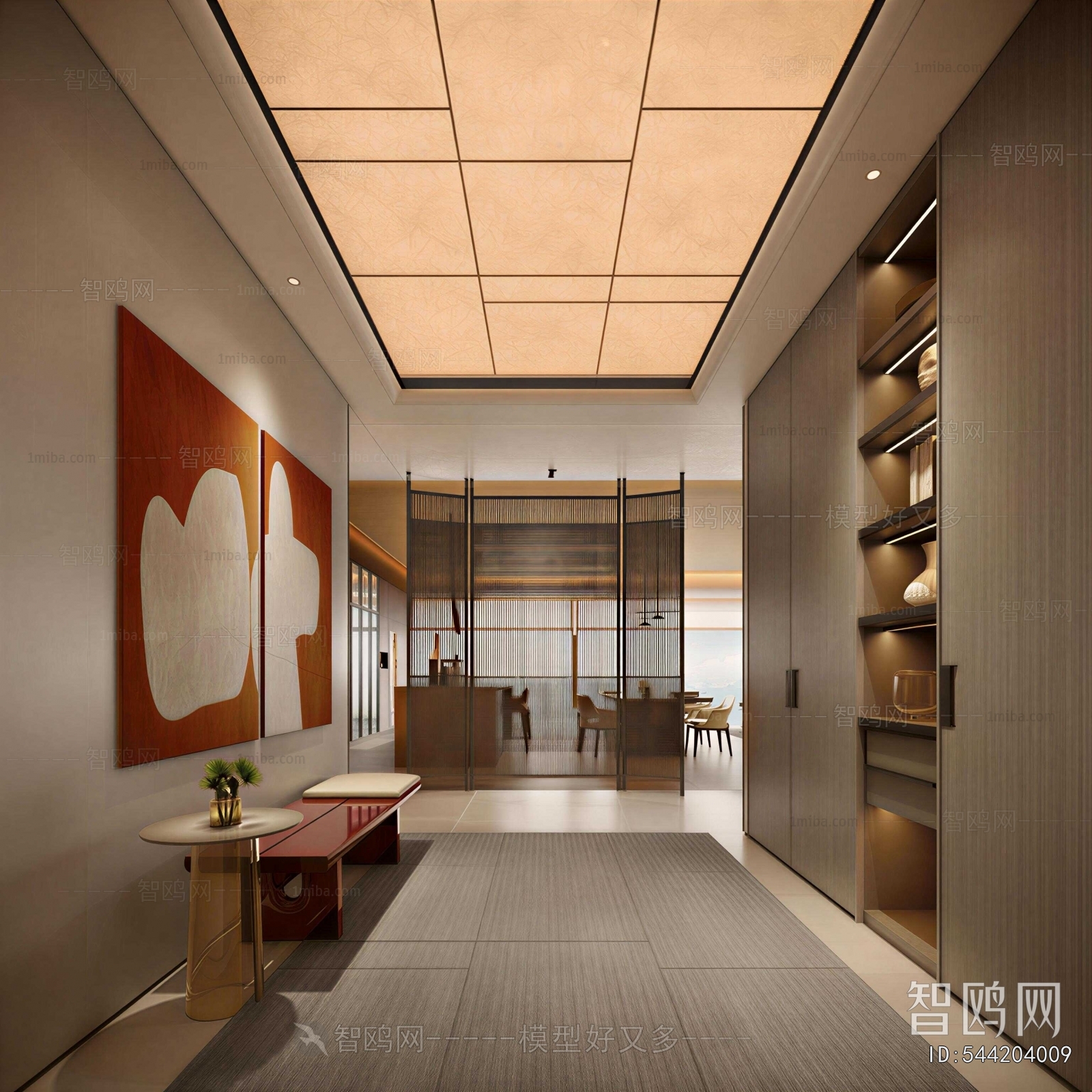 New Chinese Style Hallway