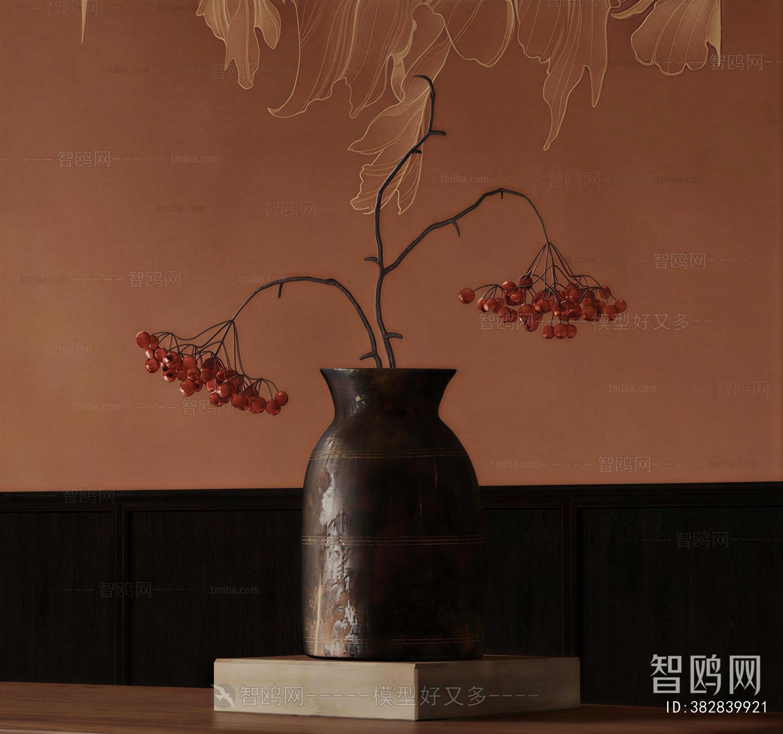 Wabi-sabi Style Flower Arrangement