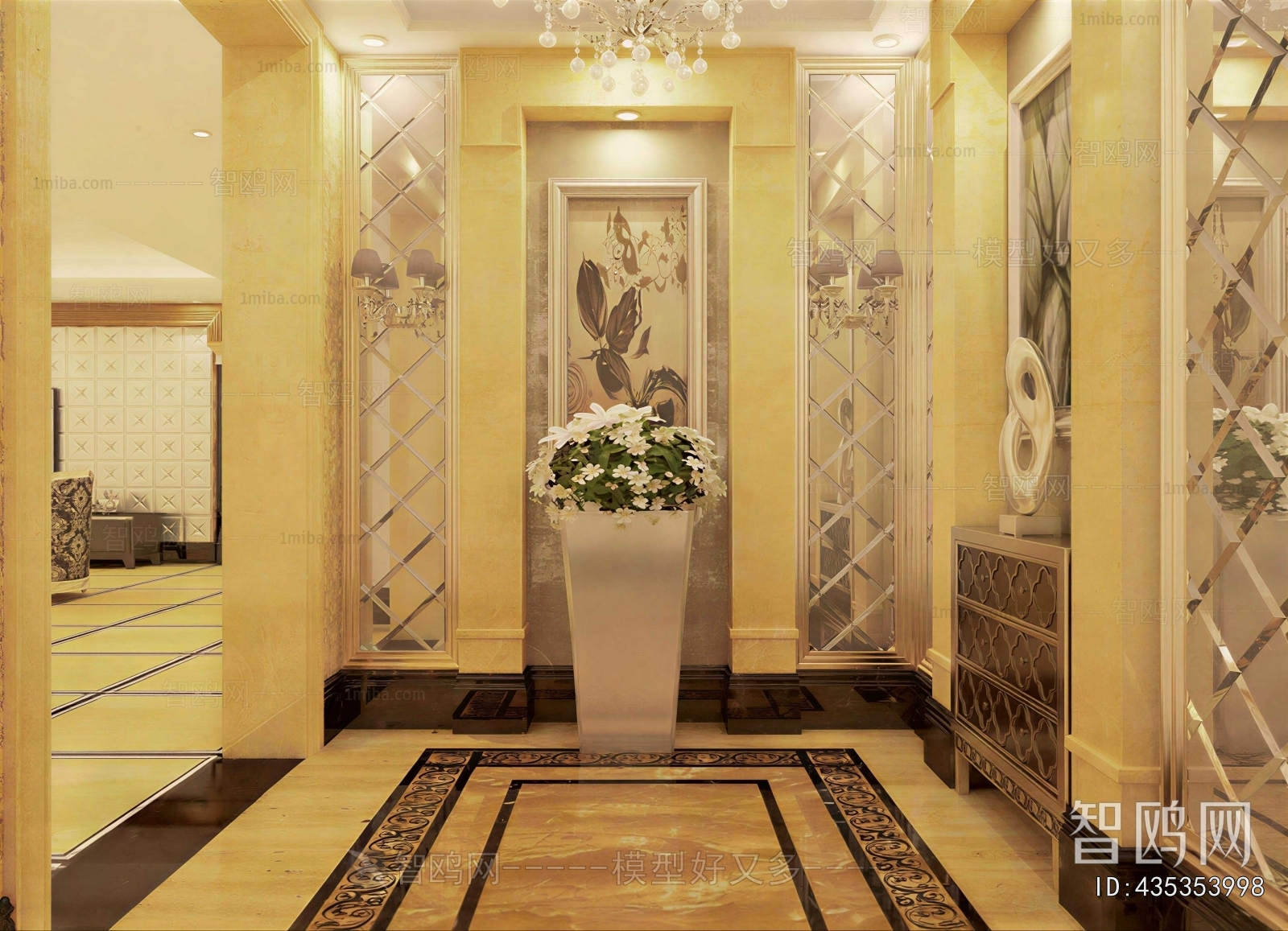 European Style Hallway