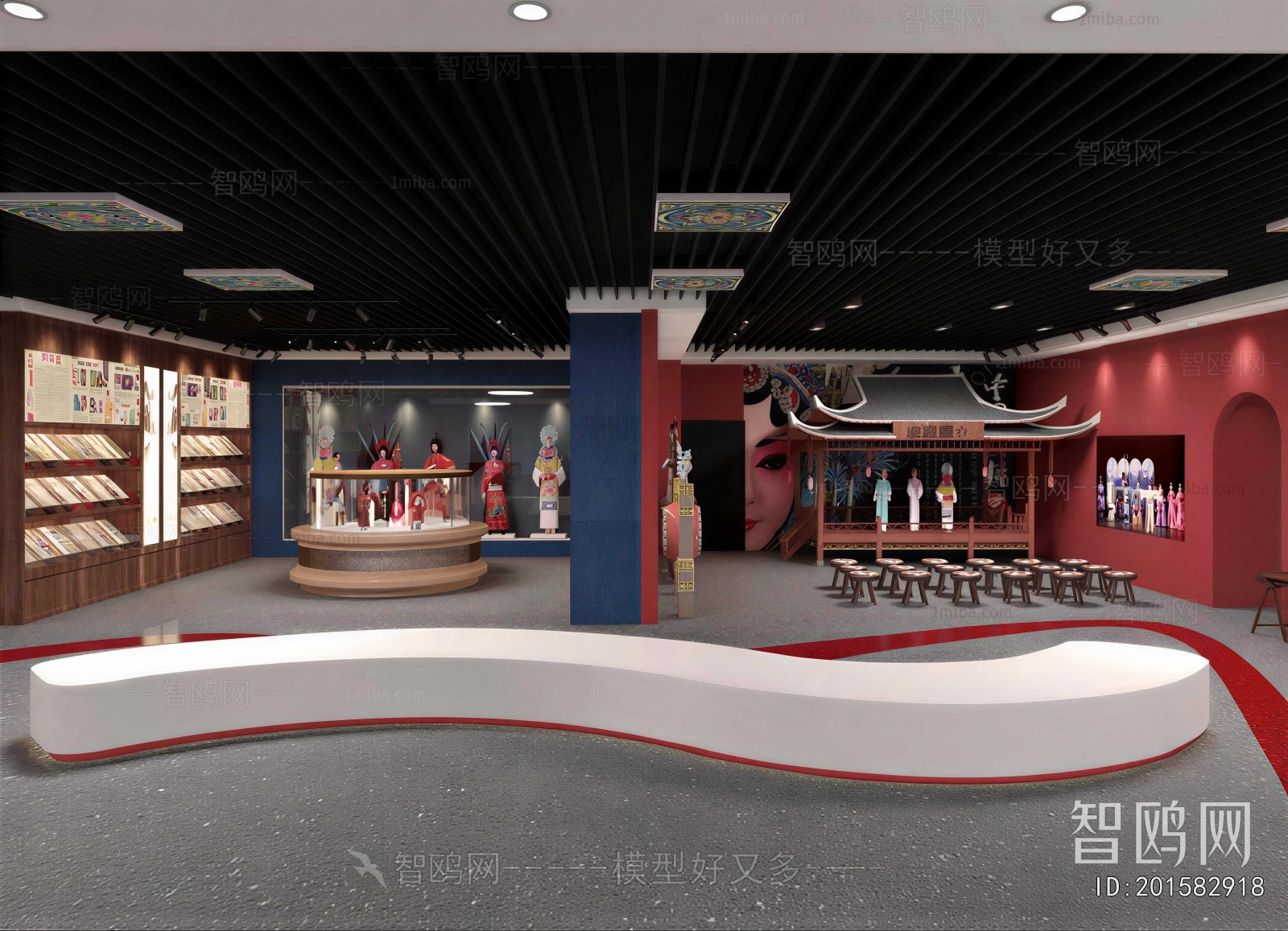 New Chinese Style Exhibition Hall