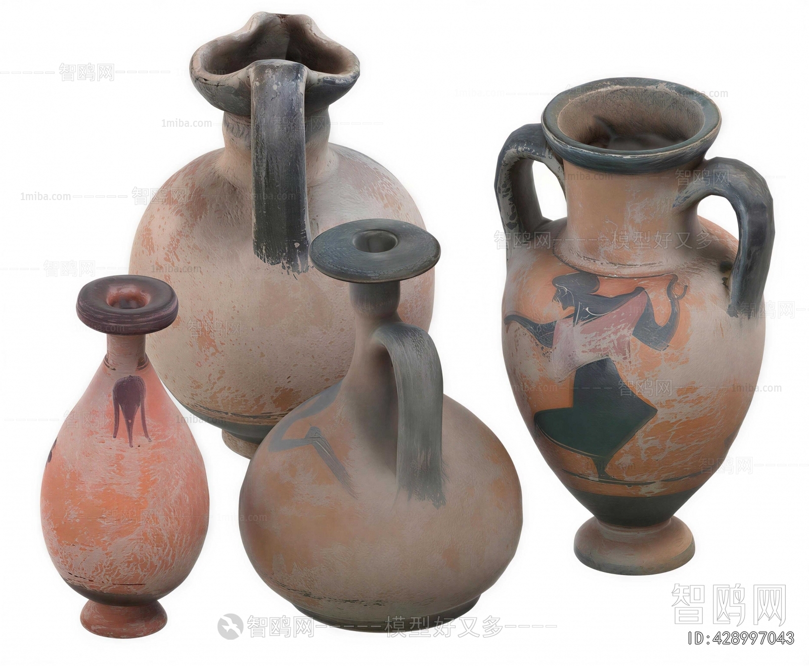 Wabi-sabi Style Clay Pot