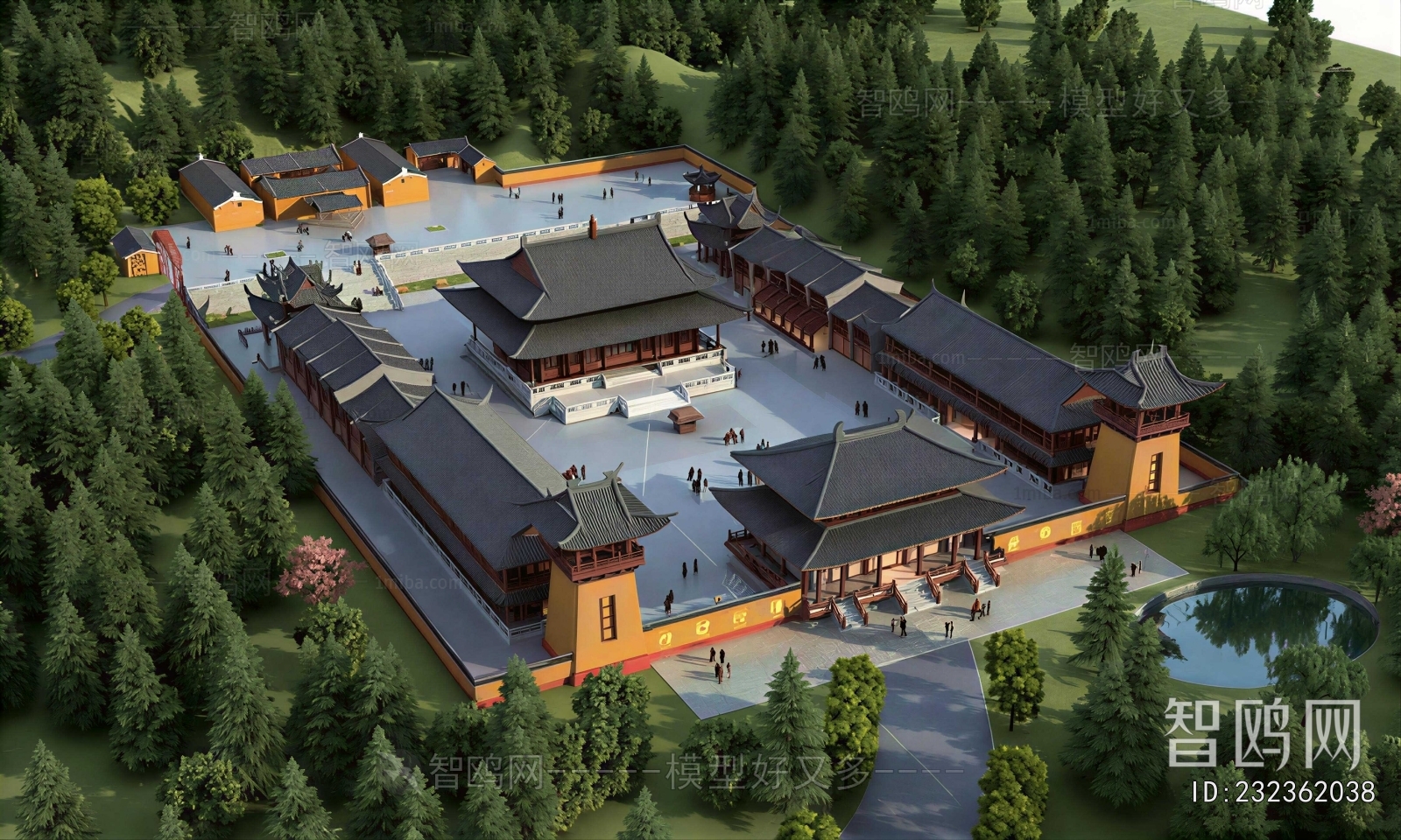Chinese Style Ancient Architectural Buildings