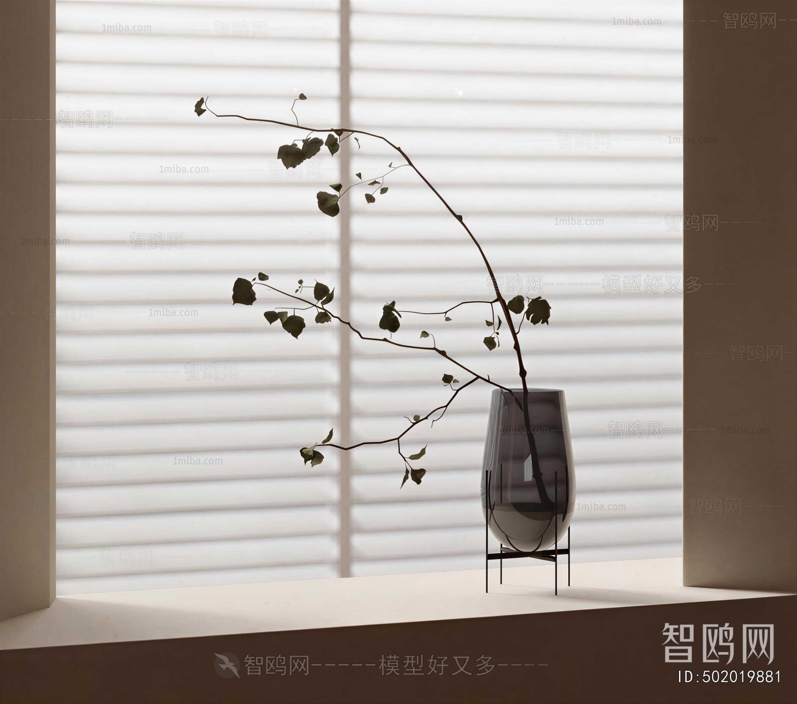 Modern Dried Branch