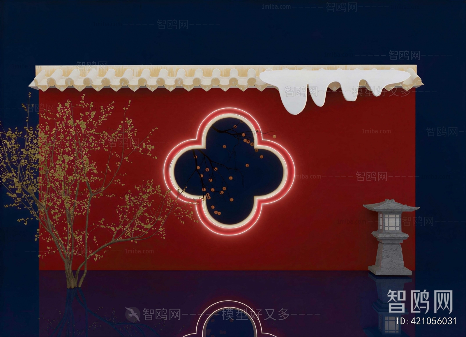 New Chinese Style Landscape Wall