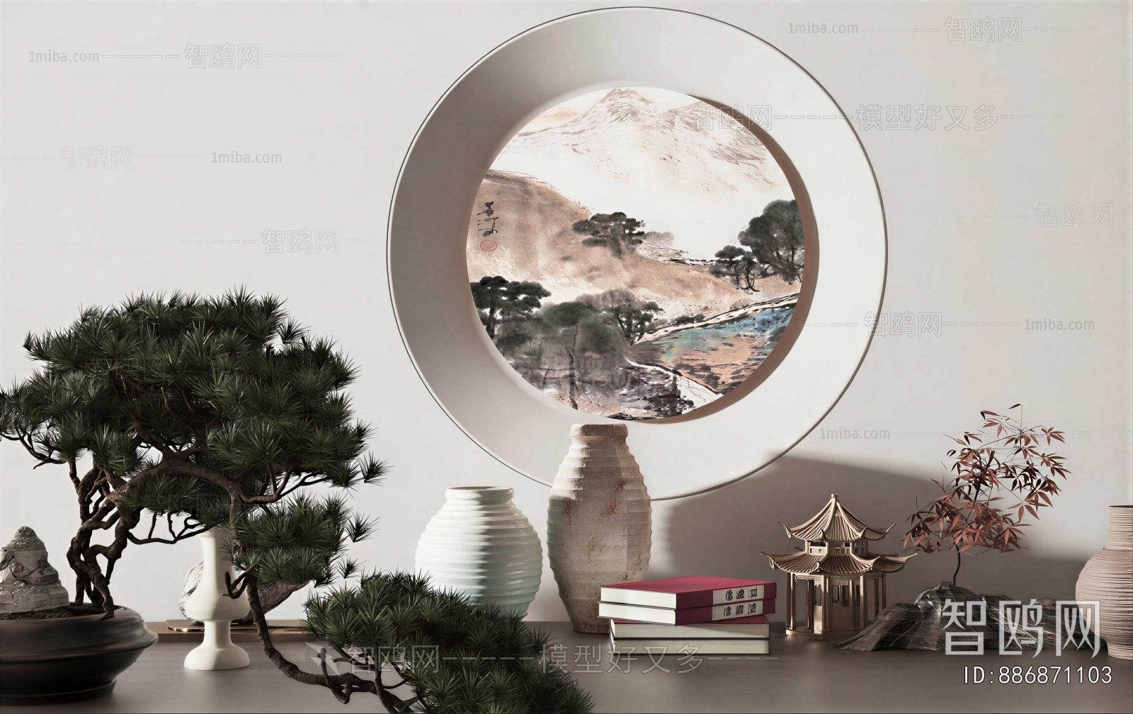 New Chinese Style Decorative Set