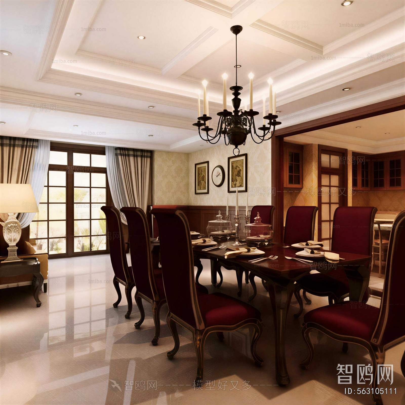 European Style Dining Room