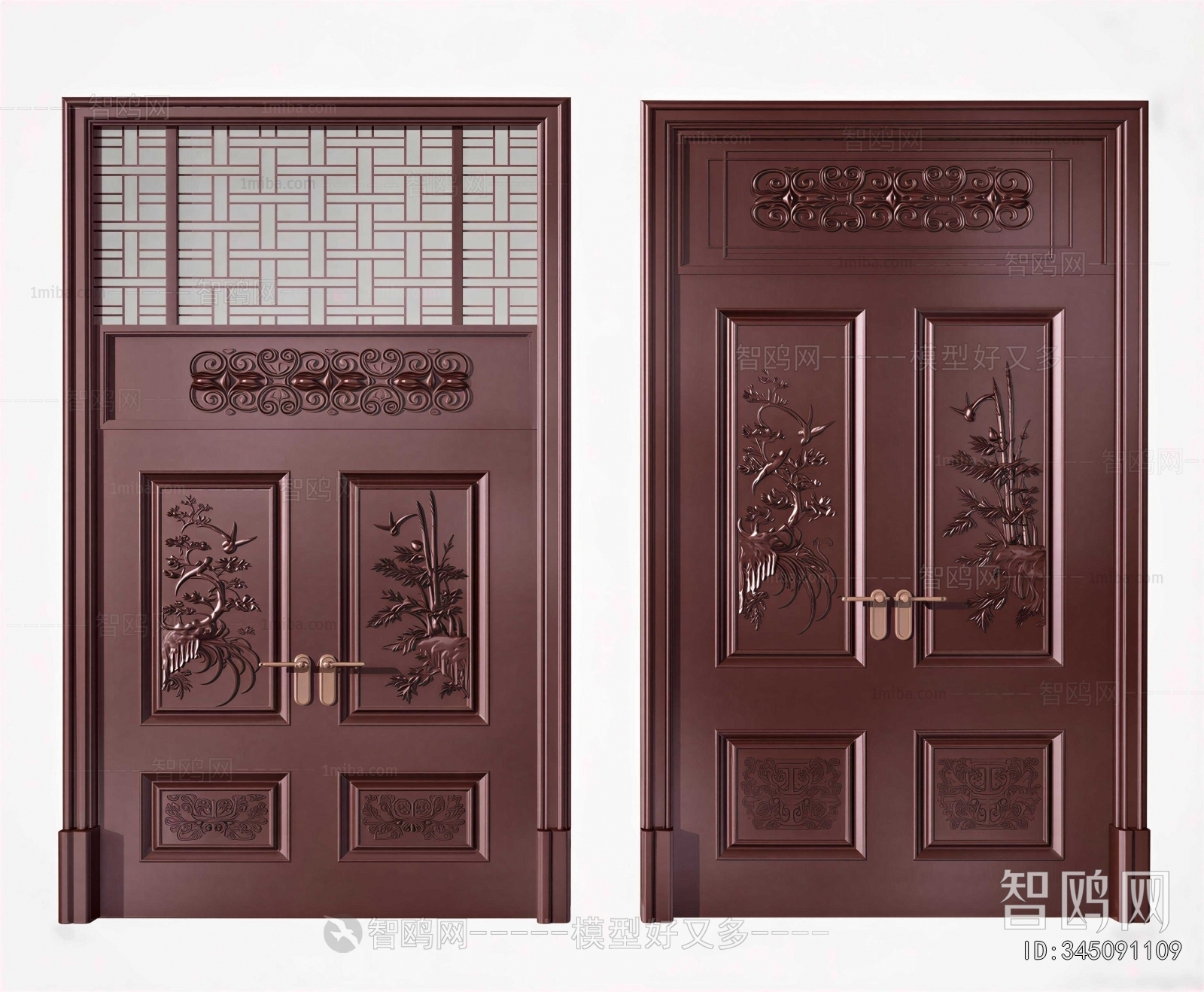New Chinese Style Entrance Door