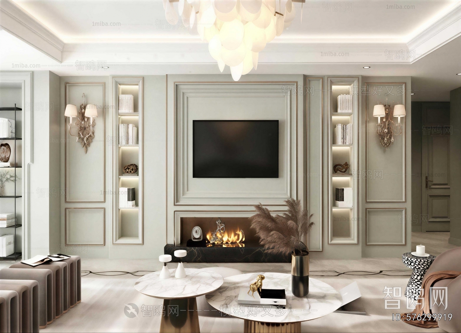French Style A Living Room