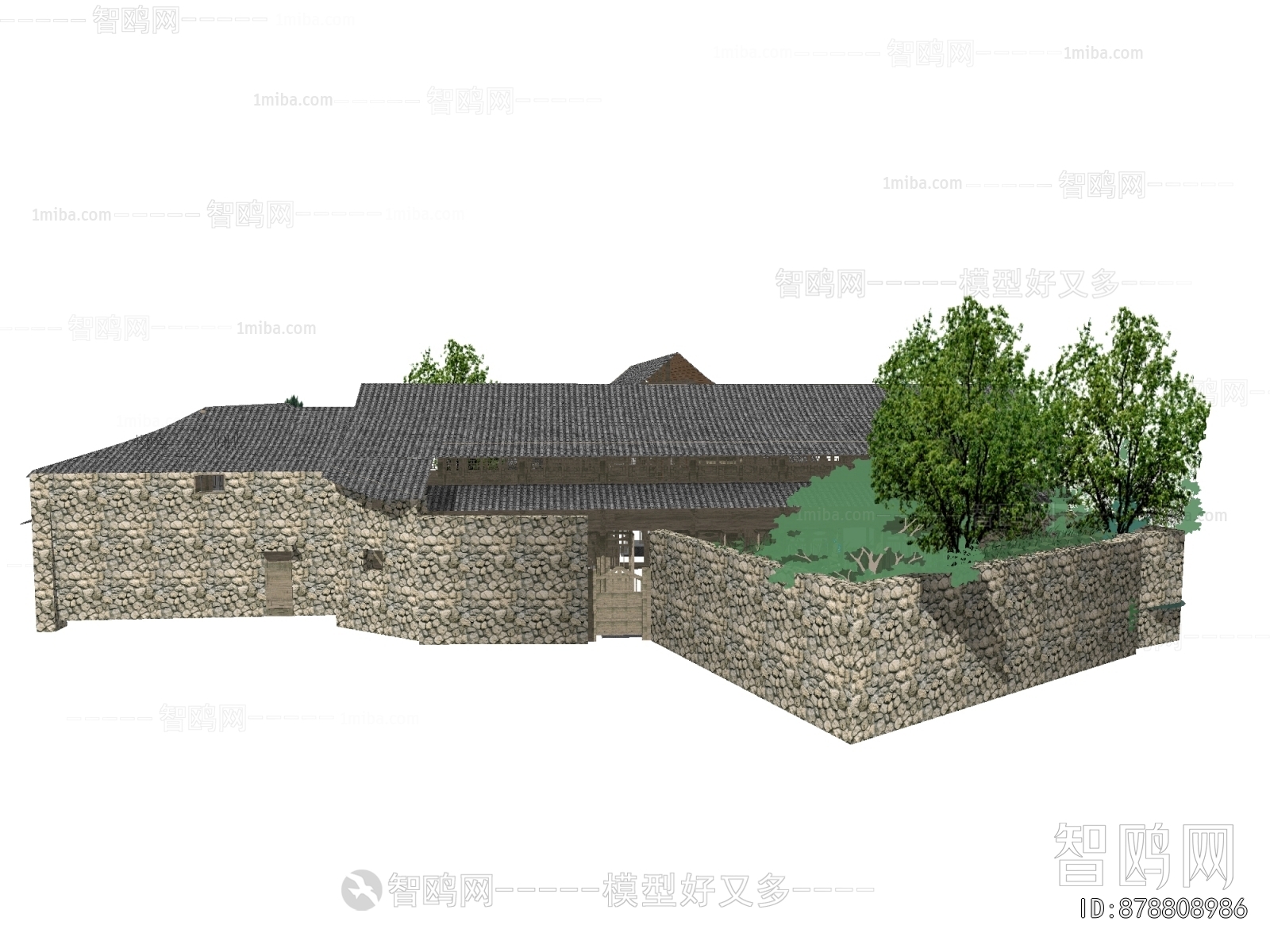 New Chinese Style Appearance Of Commercial Building