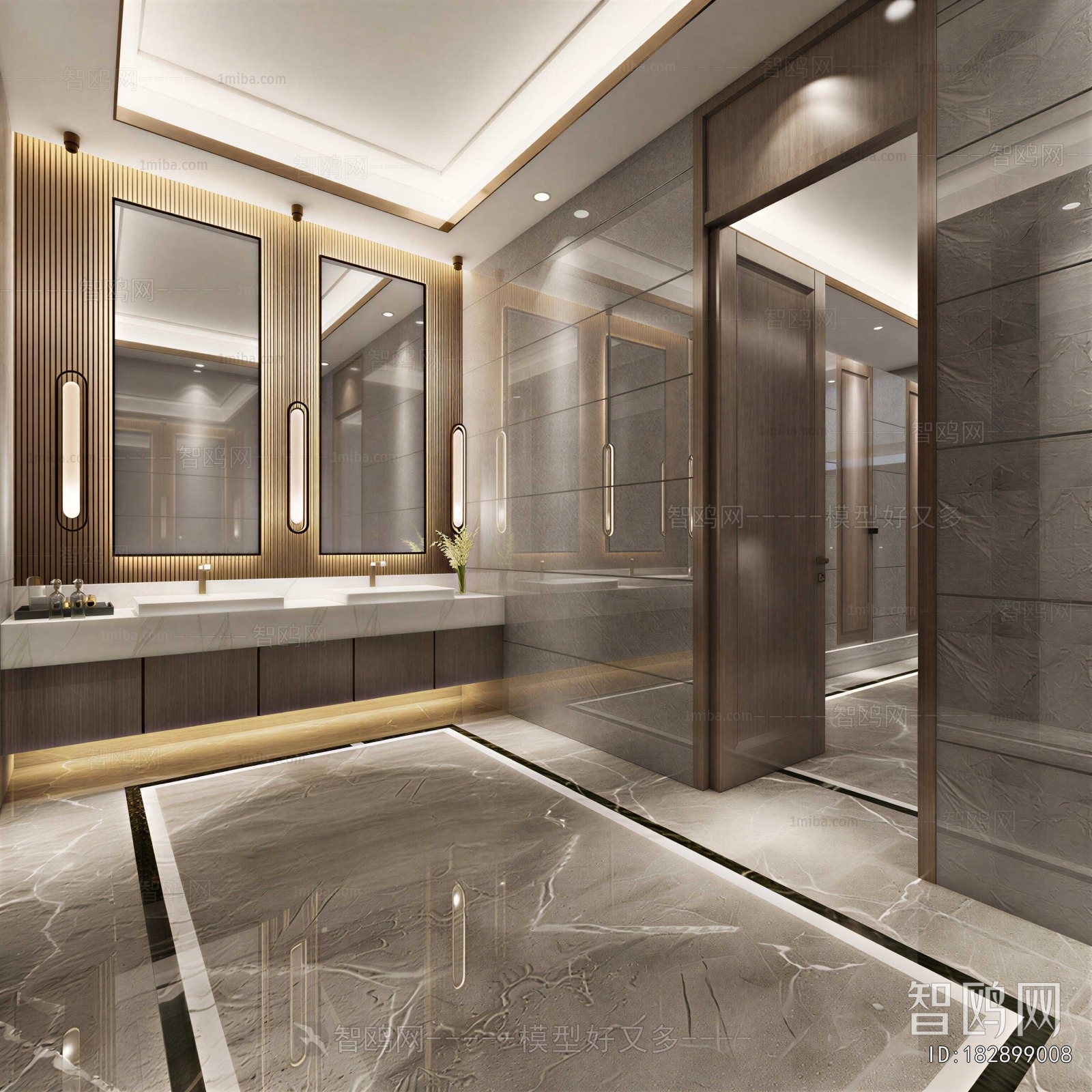 Modern Public Toilet