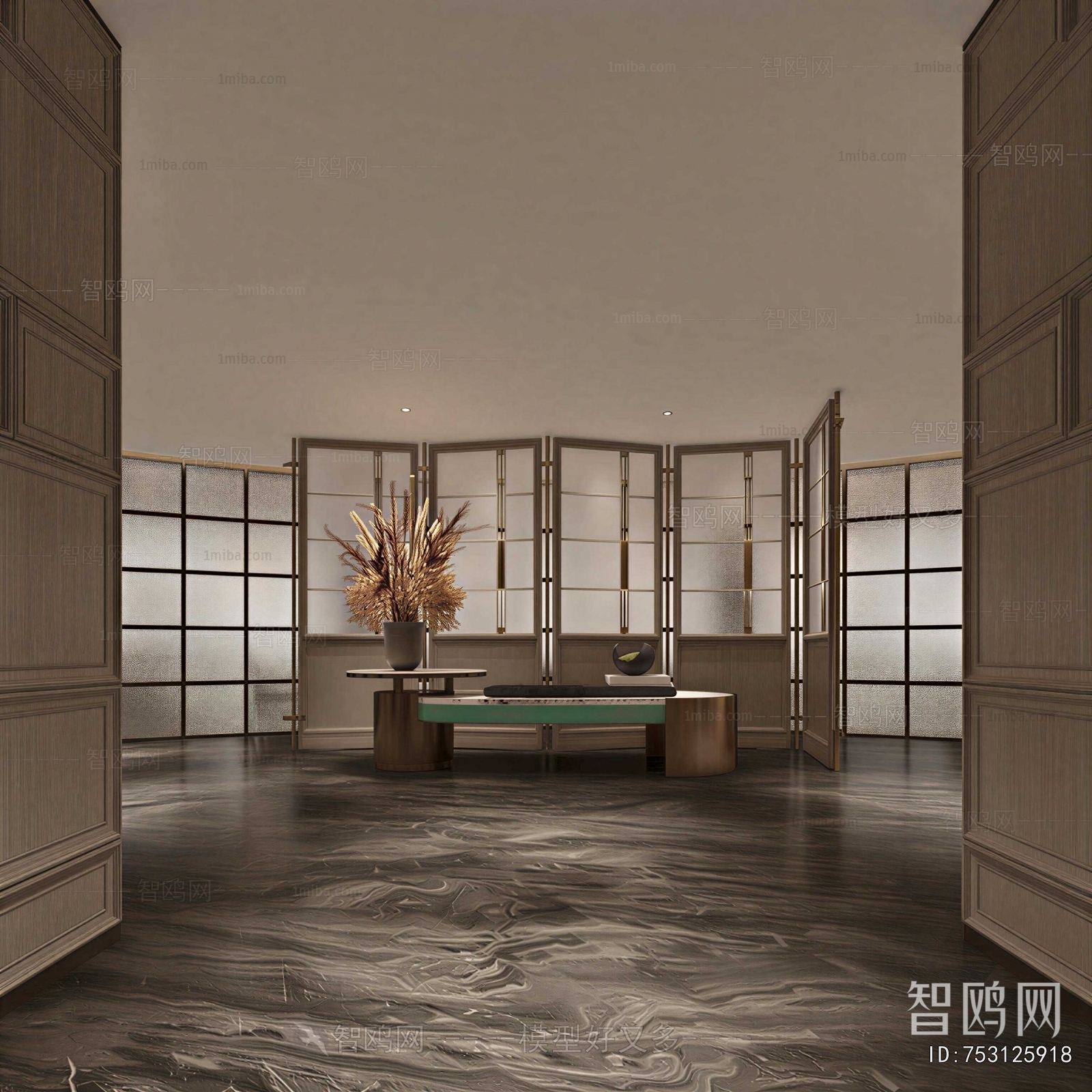 New Chinese Style Lobby Hall
