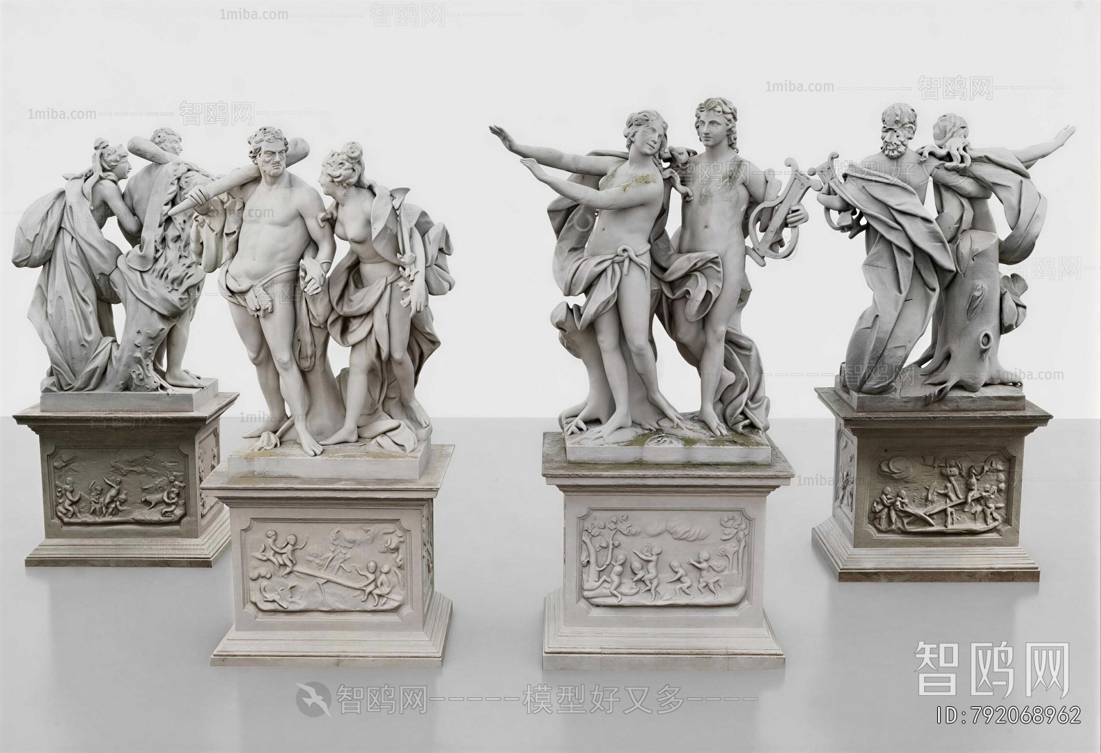 European Style Sculpture Sketch