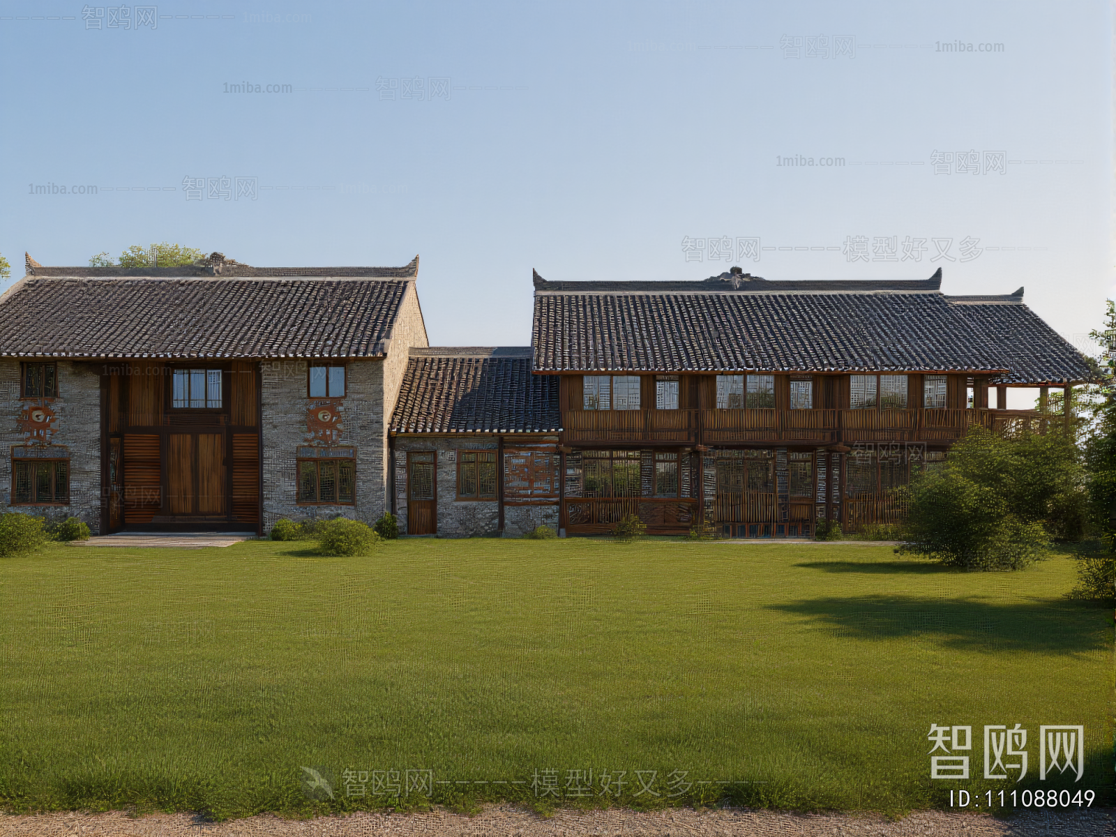 New Chinese Style Appearance Of Commercial Building