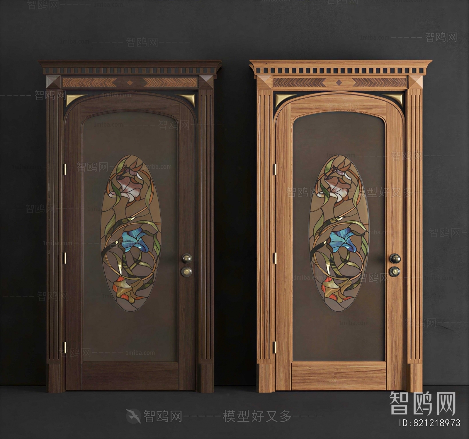 New Classical Style Single Door