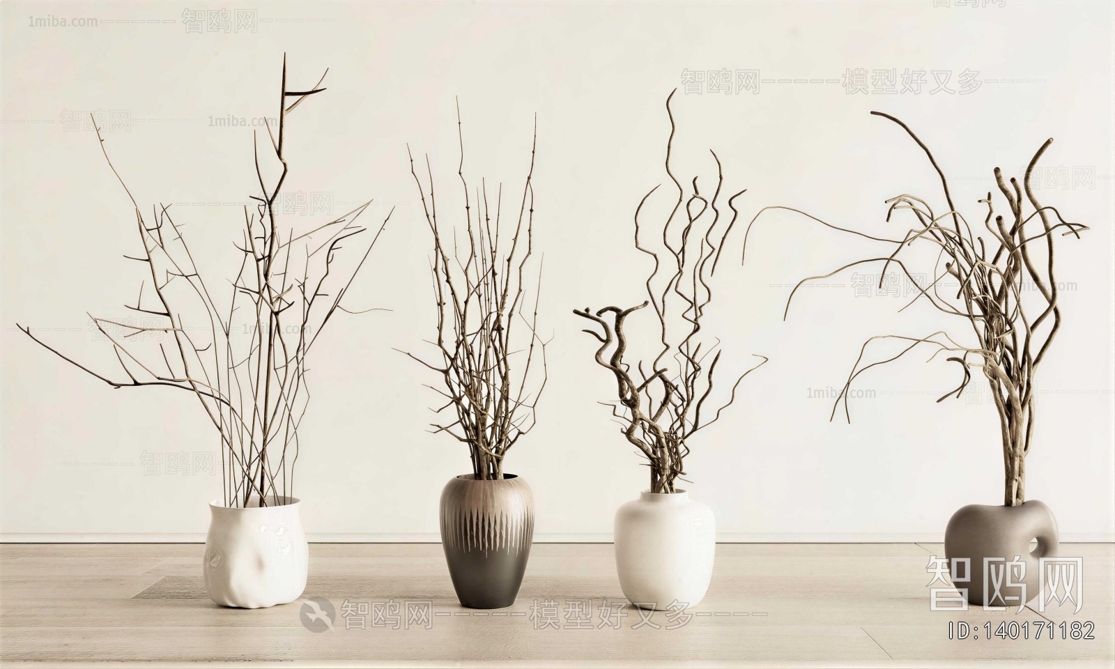 Wabi-sabi Style Dried Branch