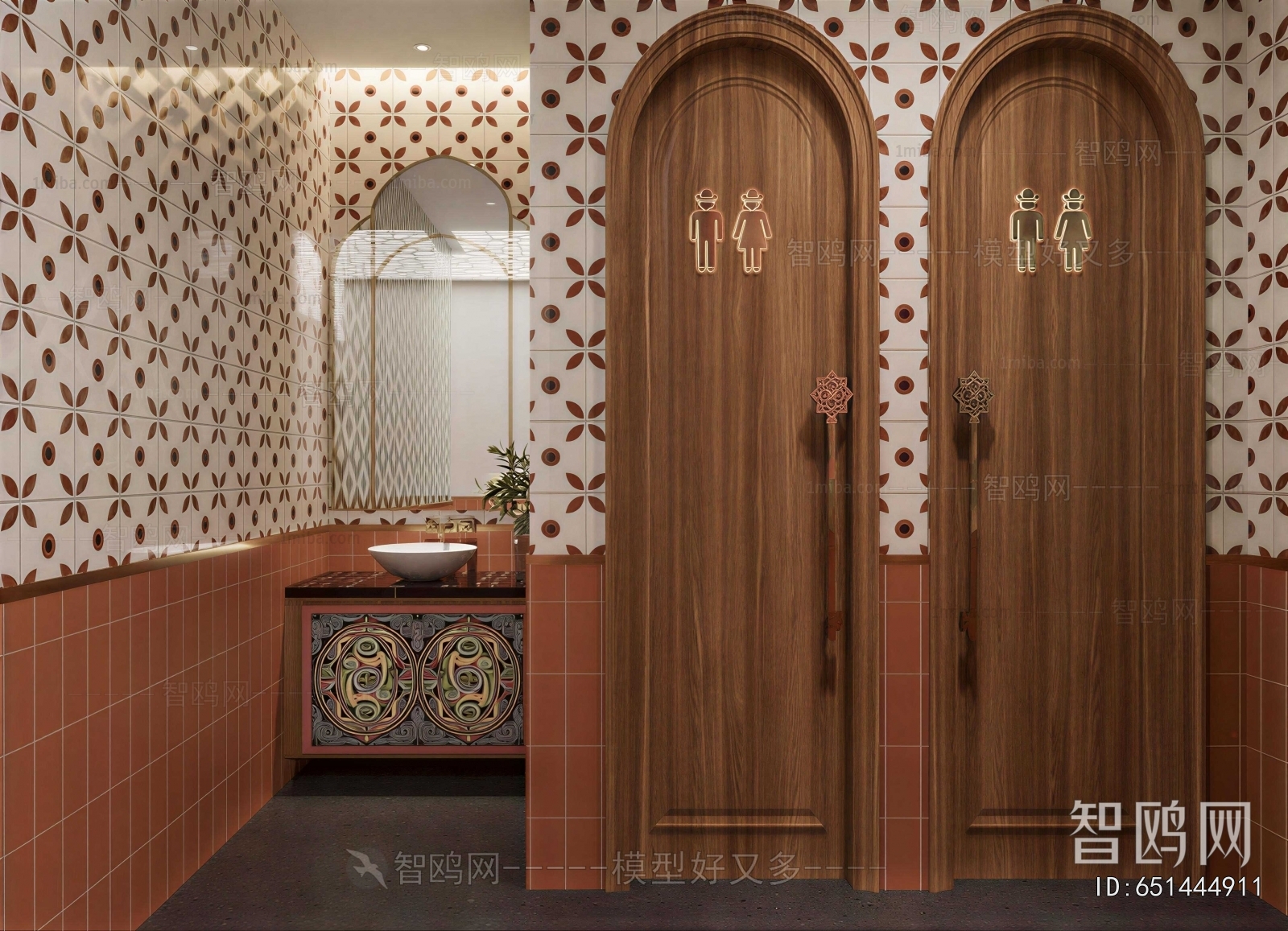 French Style Public Toilet