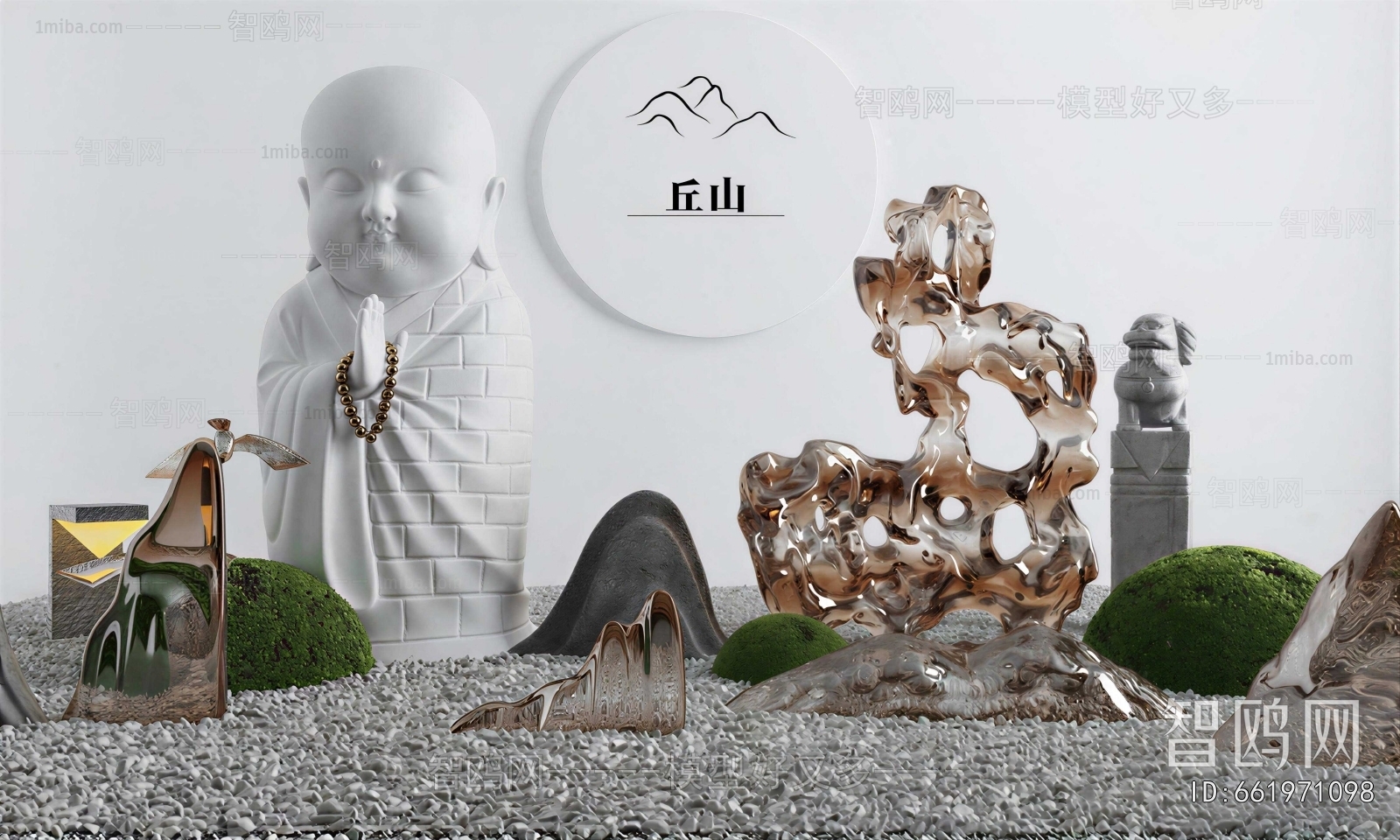 New Chinese Style Plant Landscaping