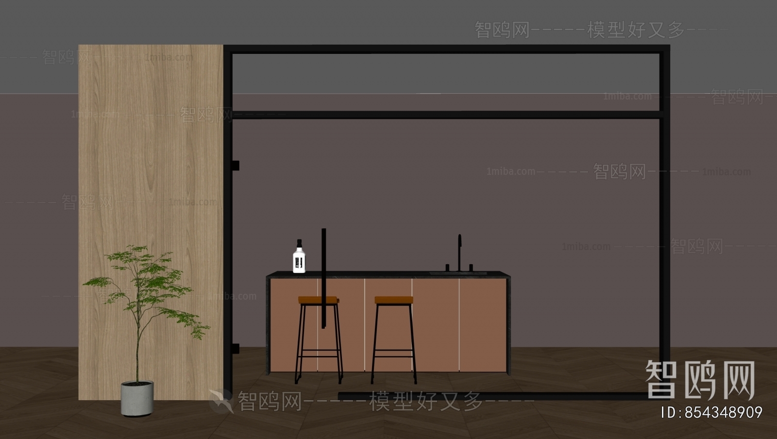 Modern Glass Screen Partition